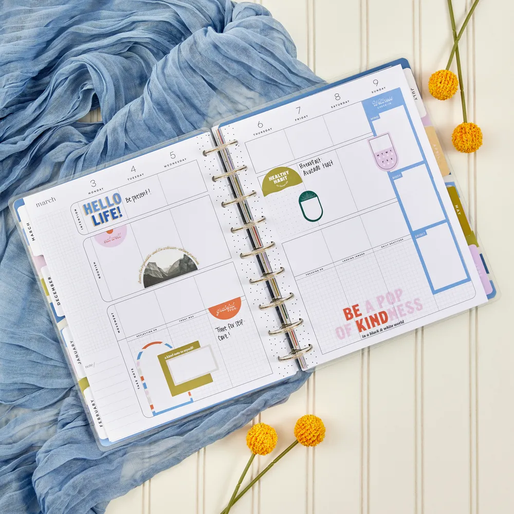 2024 Balanced Soul Happy Planner - Classic Wellness Layout - 18 Months