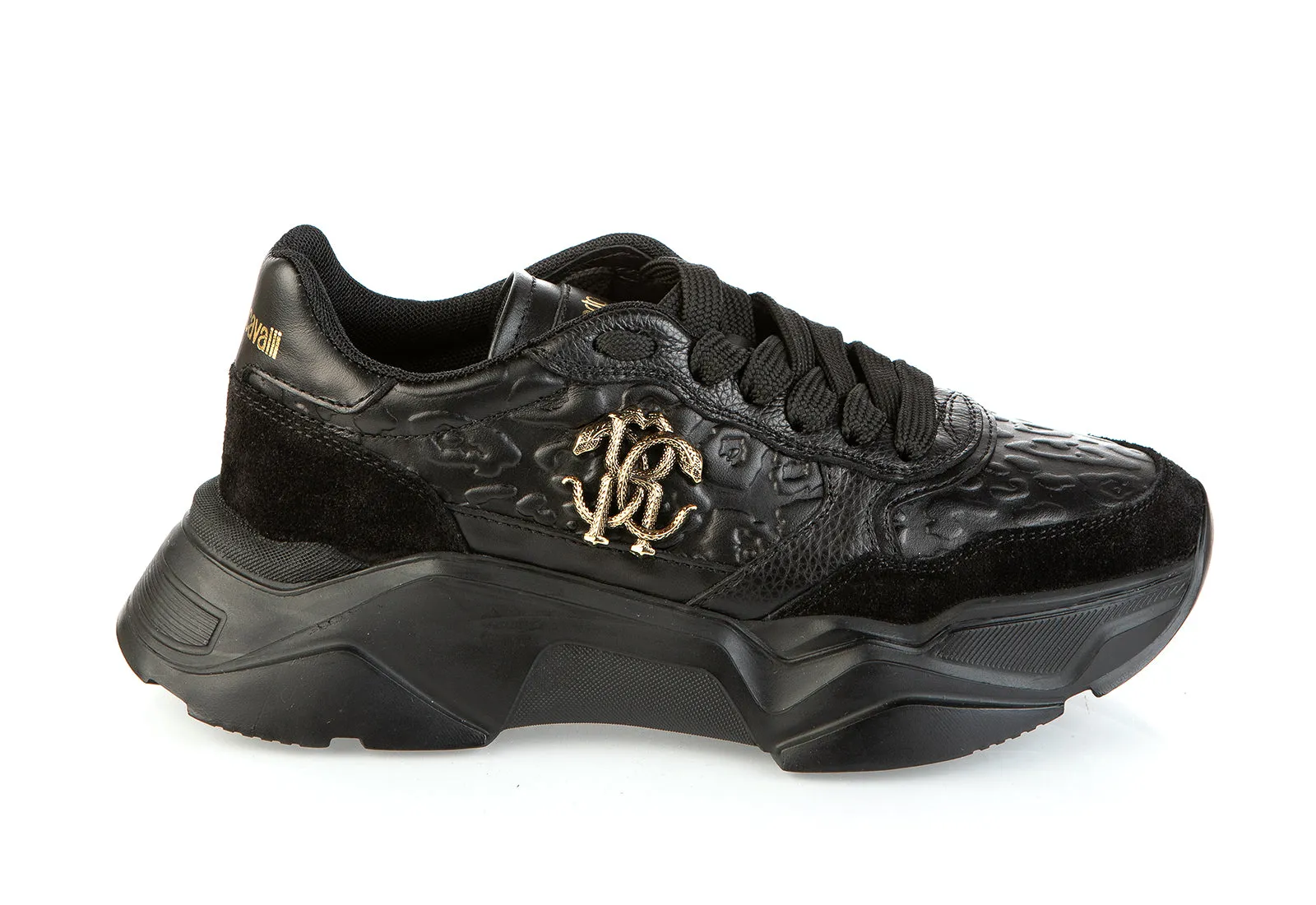 9030 Roberto Cavalli Sneakers / Black