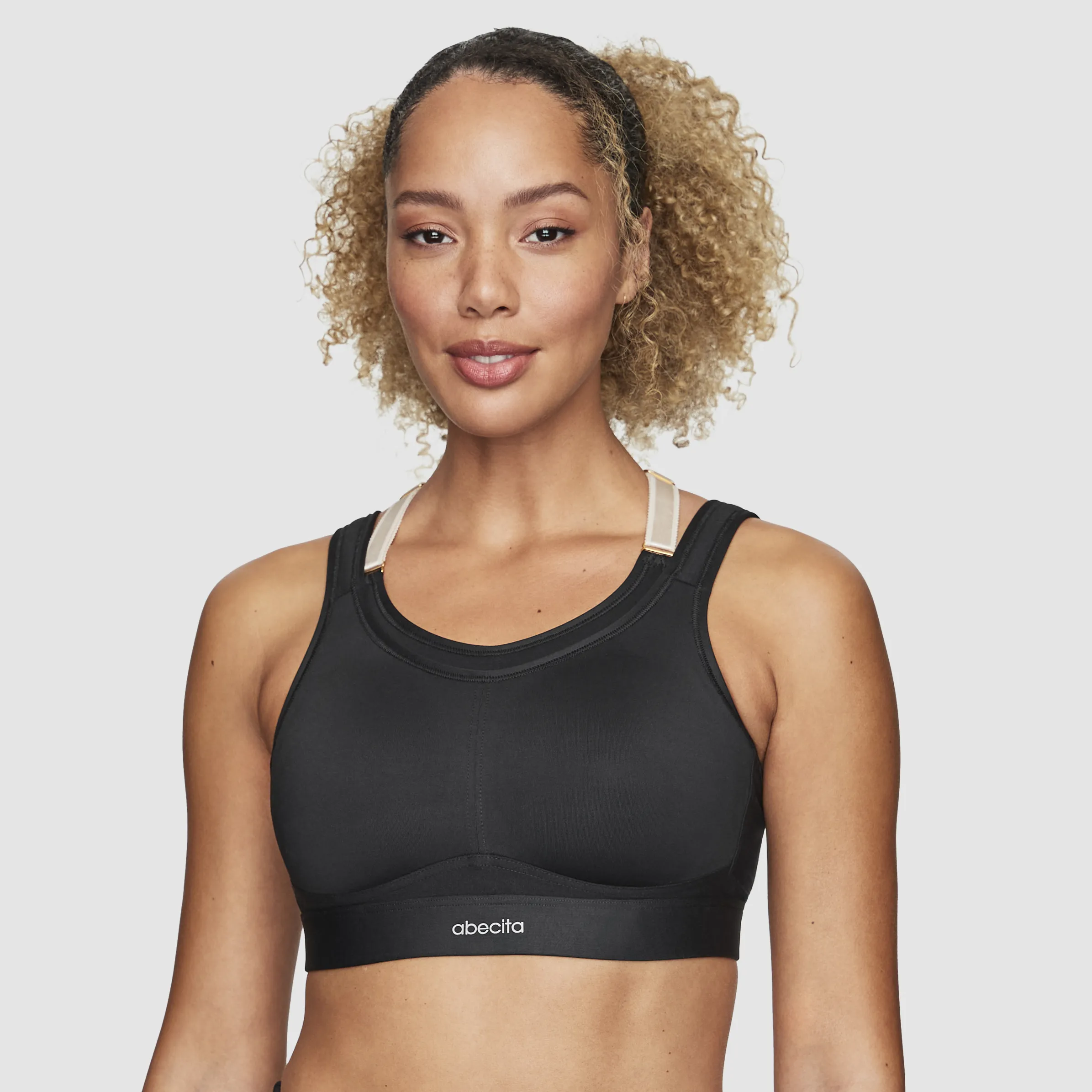 Abecita Women&#x27;s Powerful Sport Bra Moulded Cups Black | Buy Abecita Women&#x27;s Powerful Sport Bra Moulded Cups Black here | Outnorth