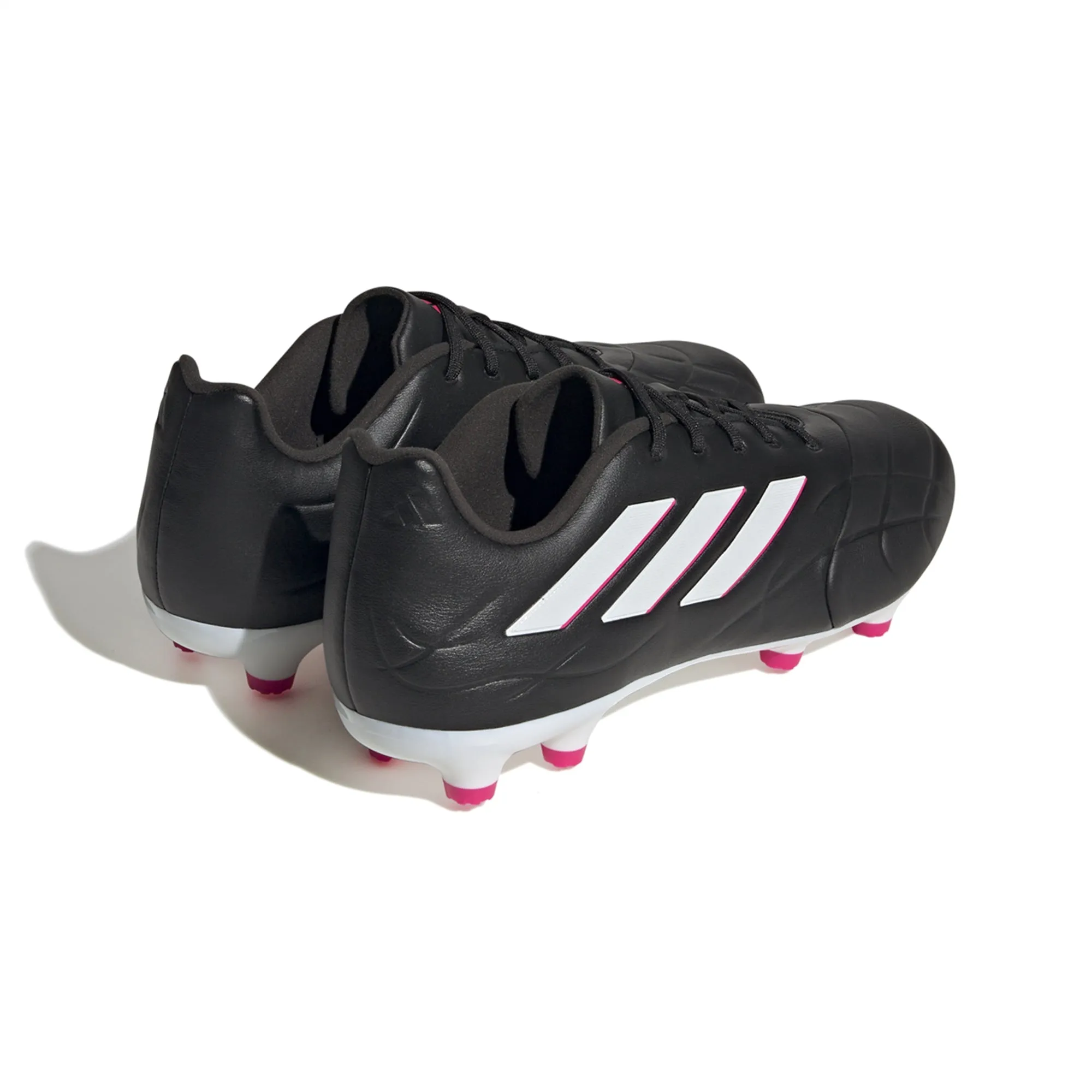 adidas Copa Pure.3 FG Soccer Cleats - Black/Metallic/Pink