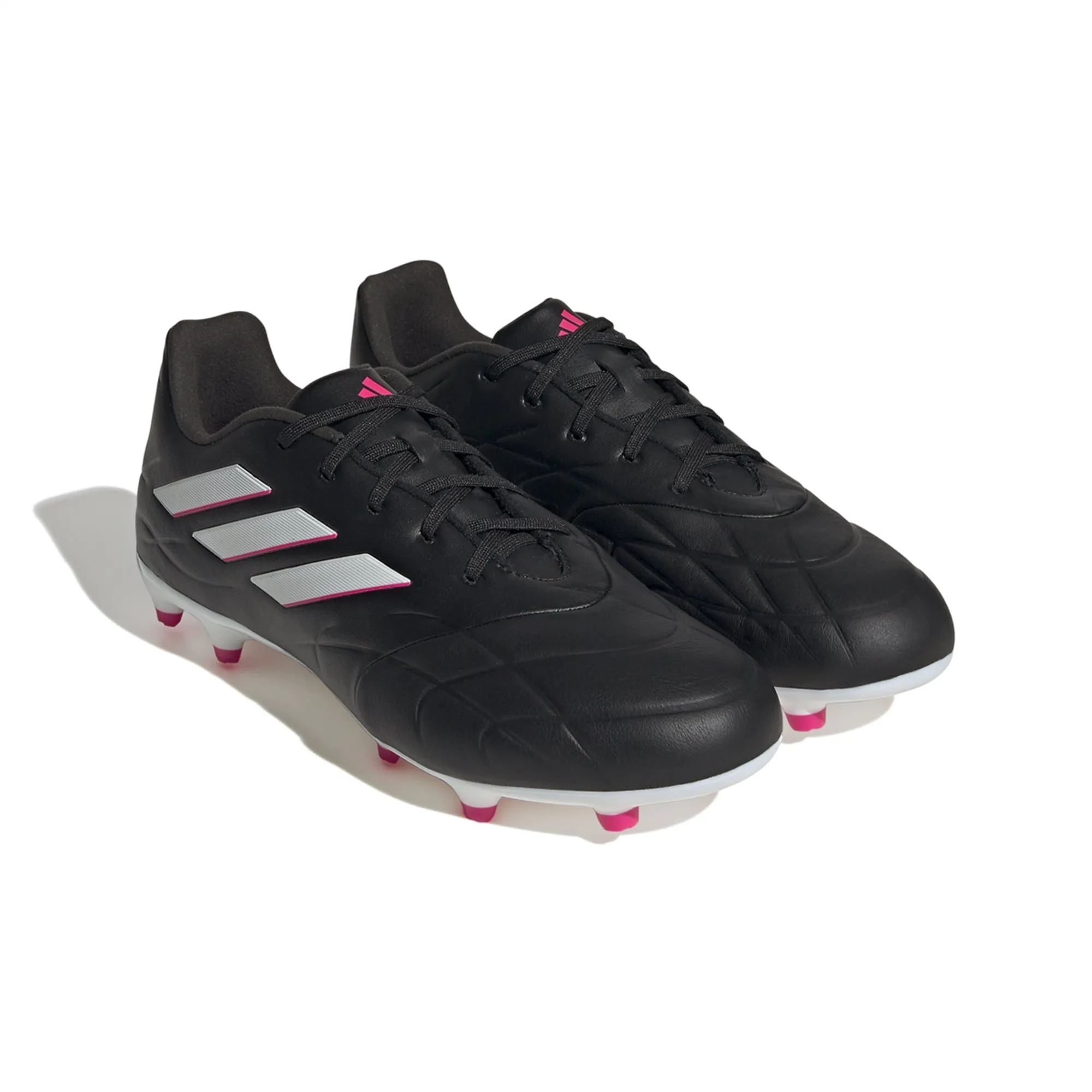 adidas Copa Pure.3 FG Soccer Cleats - Black/Metallic/Pink