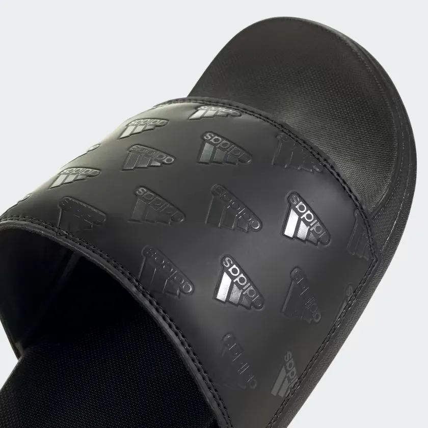 Adidas Men's Adilette Comfort Slides - Core Black / Carbon