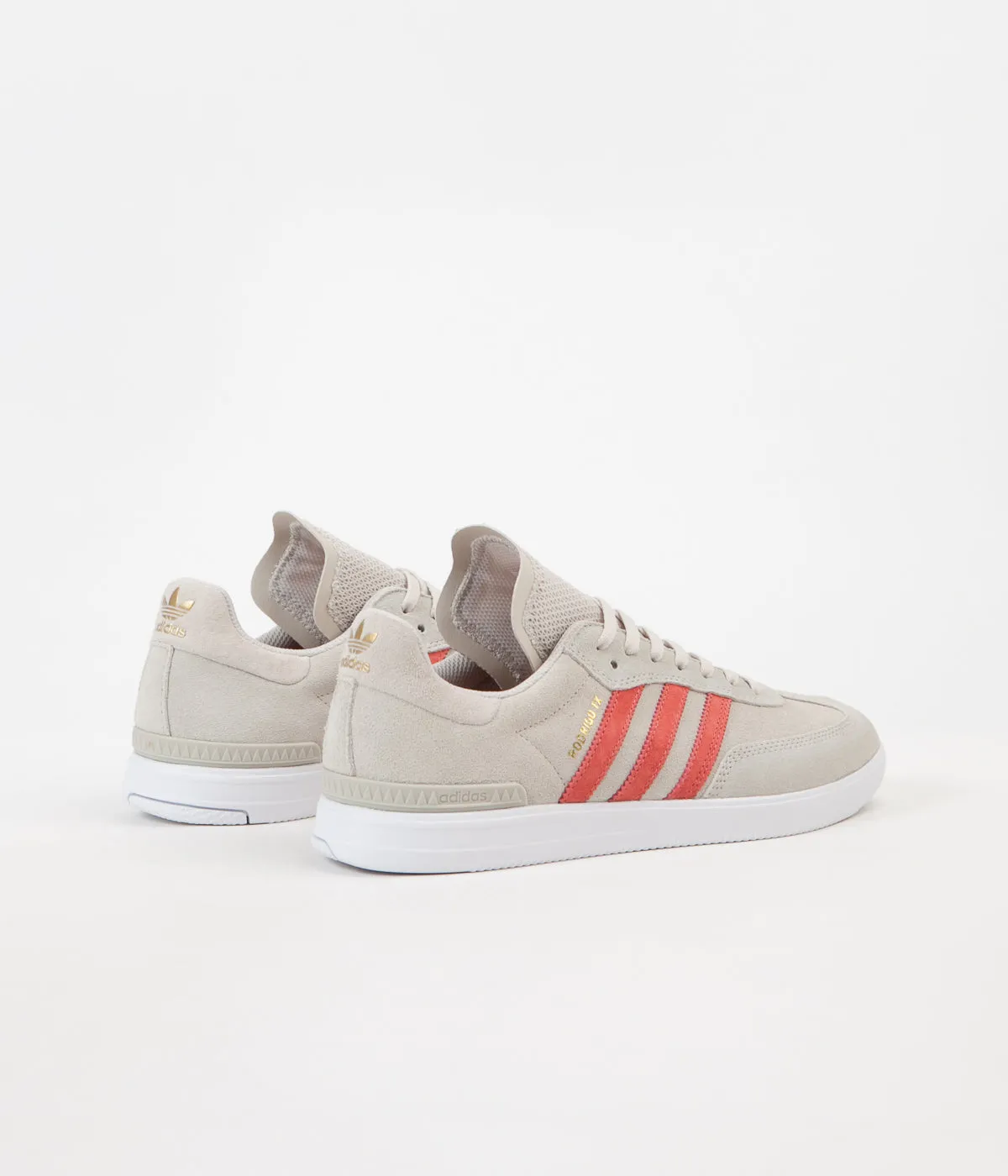 Adidas Samba Adv Shoes - Clear Brown / Trace Scarlet / White