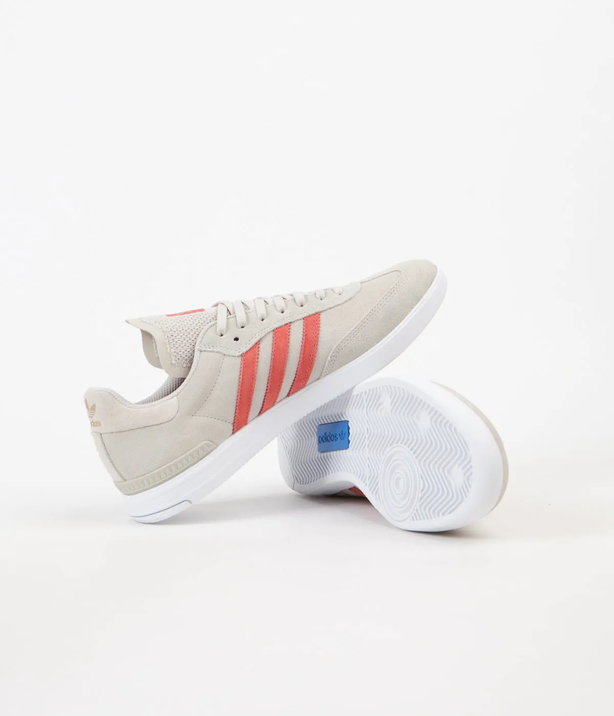 Adidas Samba Adv Shoes - Clear Brown / Trace Scarlet / White