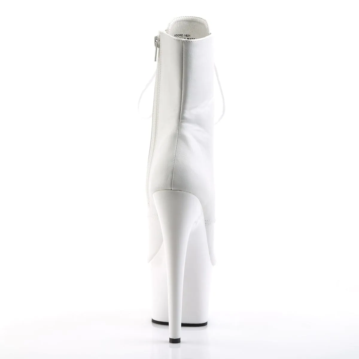 ADORE-1021 White Faux Leather/White