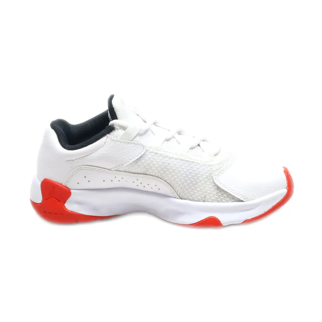 Air Jordan Low Gs Sneakers Leather White Colour For Kids