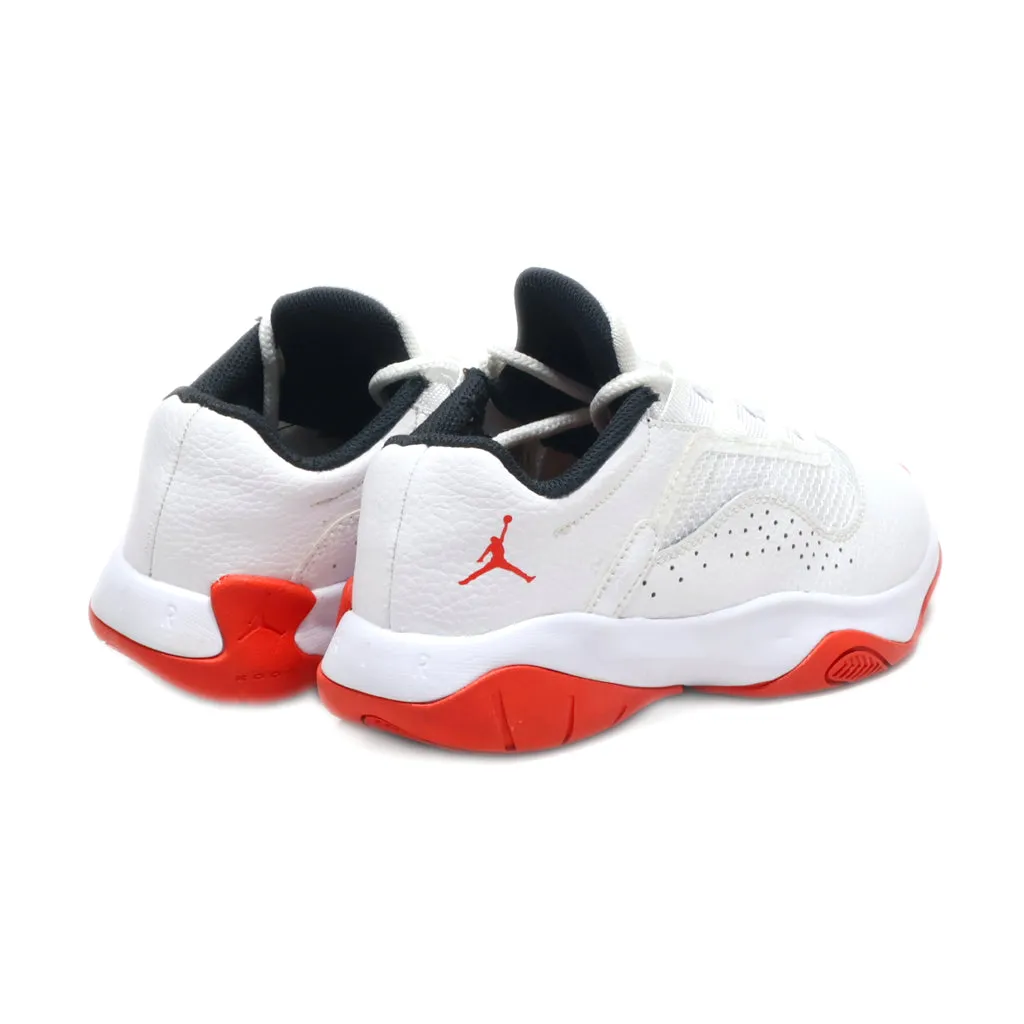 Air Jordan Low Gs Sneakers Leather White Colour For Kids