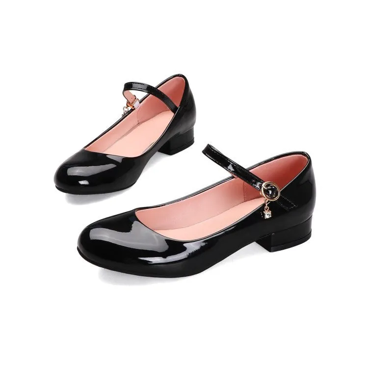 Ankle strap marry jane shoes party dress shoes