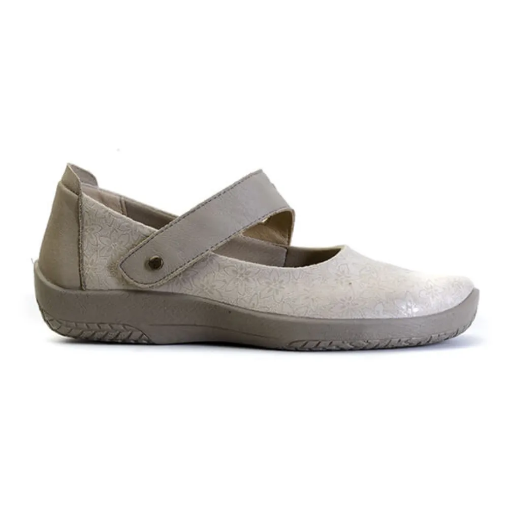 Arcopedico Cosmo Taupe Flower Mary Jane (Women's)