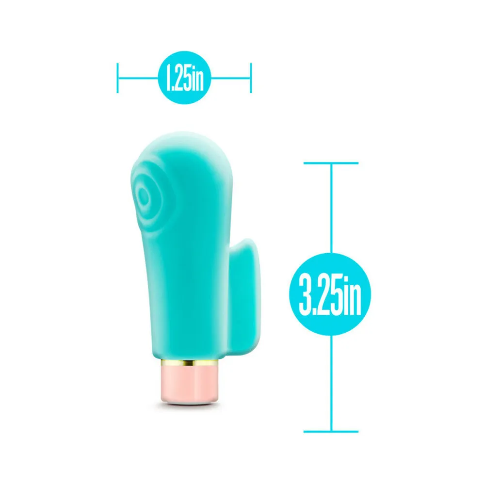 Aria Sensual AF Rechargeable Silicone Mini Vibrator Teal