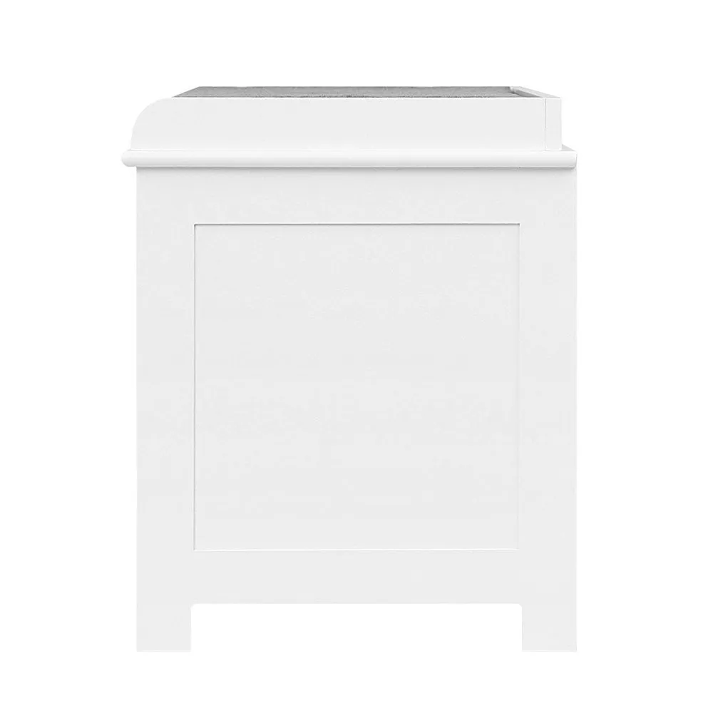 Artiss Shoe Rack Cabinet Bench White Caye