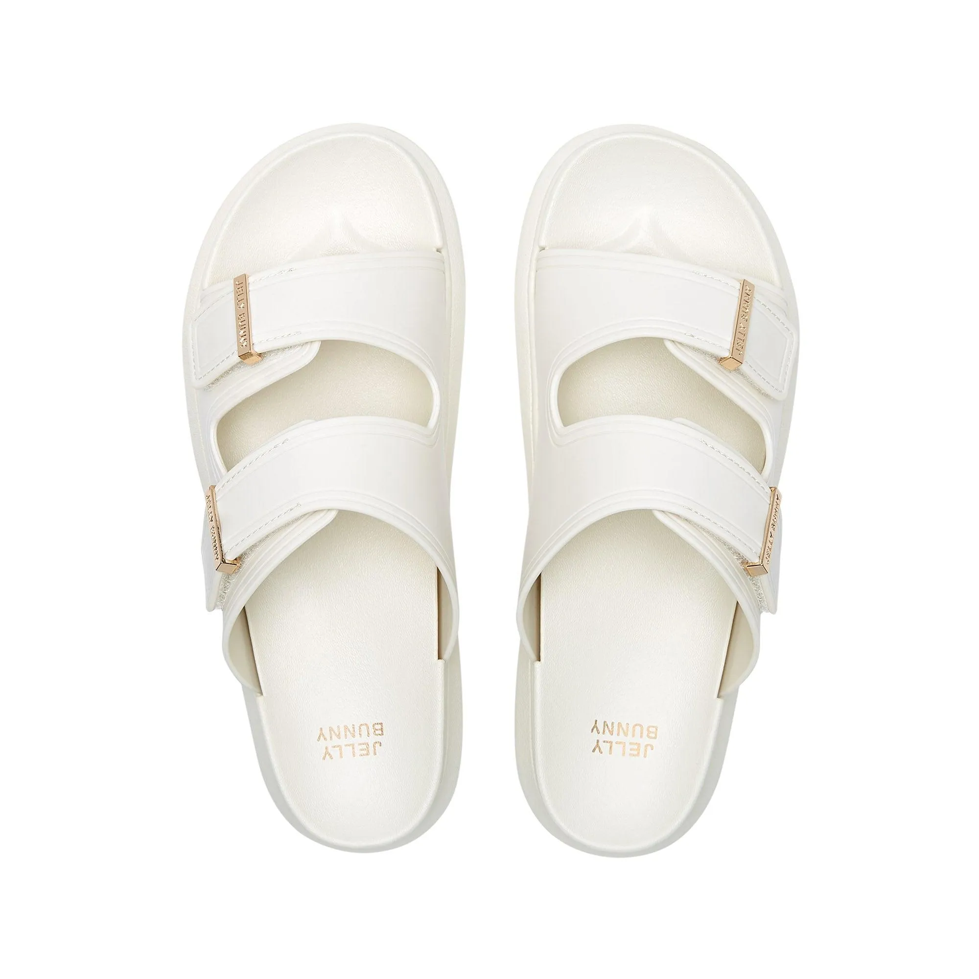 Astarion W Flat Sandals White