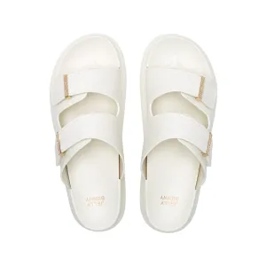 Astarion W Flat Sandals White