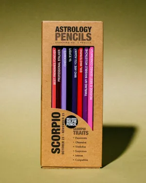 Astrology Pencils - Scorpio