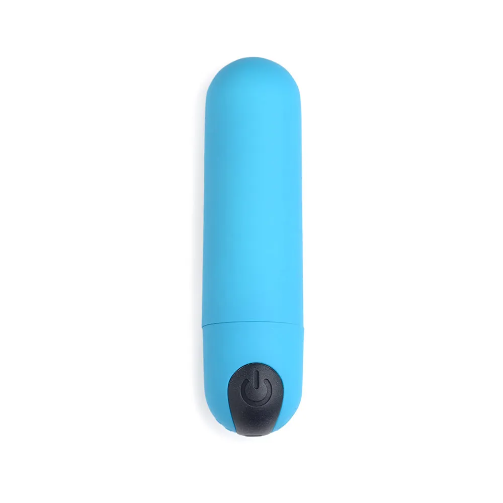 BANG! Vibrating Bullet with Remote Control Blue