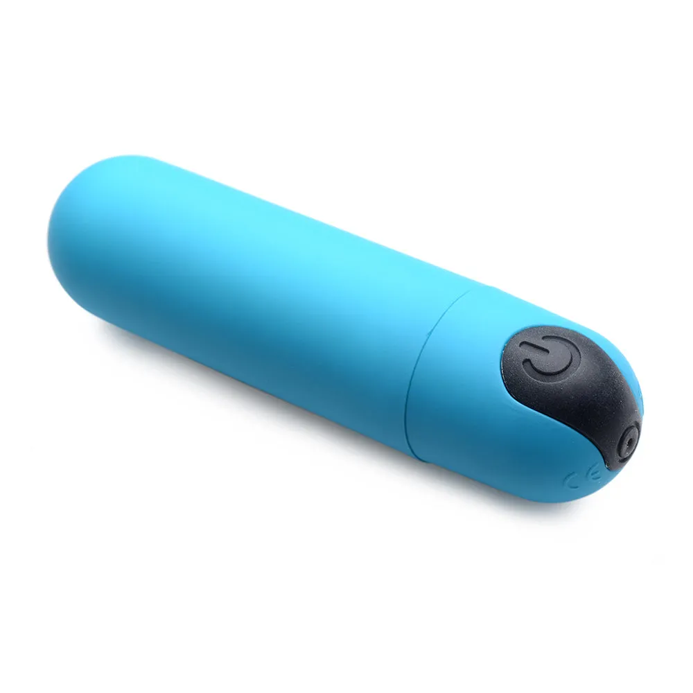 BANG! Vibrating Bullet with Remote Control Blue