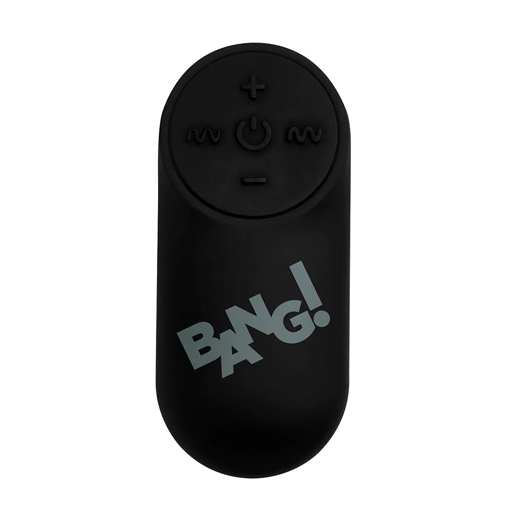 BANG! Vibrating Bullet with Remote Control Blue