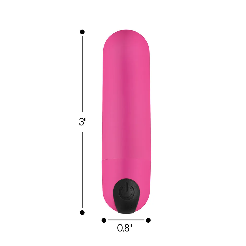 BANG! Vibrating Bullet with Remote Control Pink