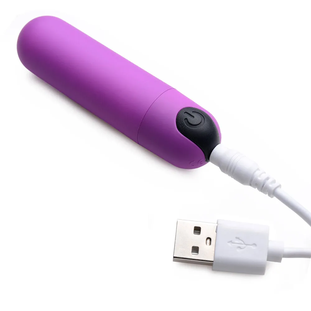 BANG! Vibrating Bullet with Remote Control Purple