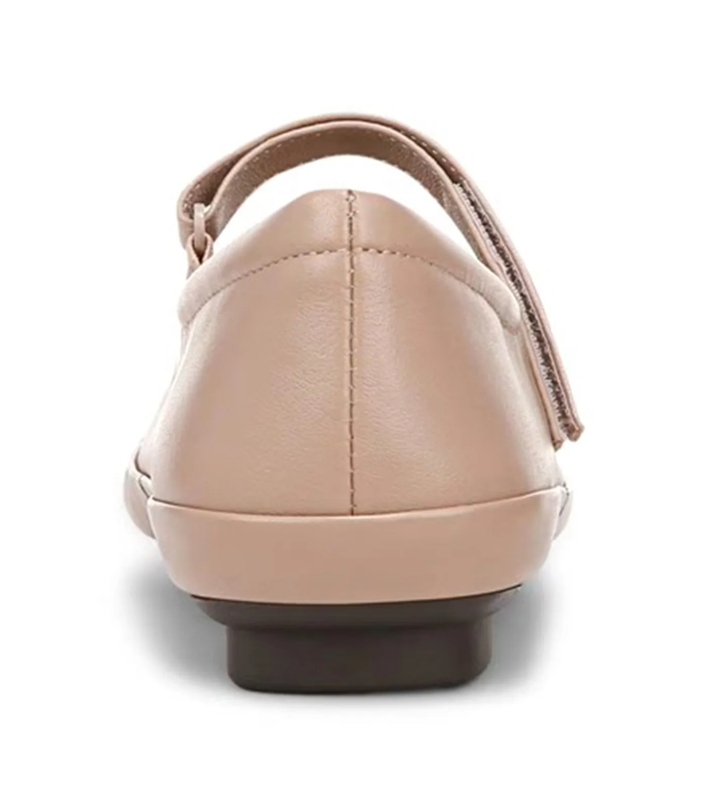 Behold Mary Jane Flat Warm Taupe Leather