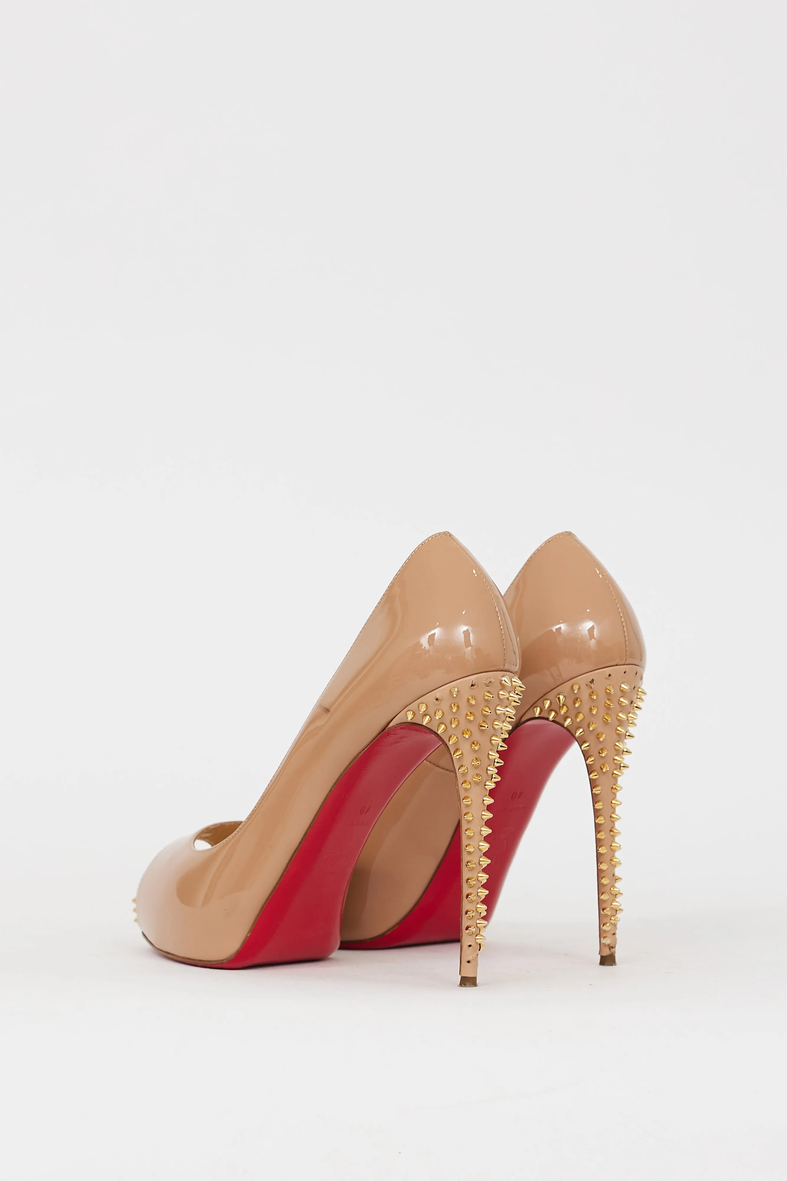 Beige & Gold Studded New Very Prive Pump