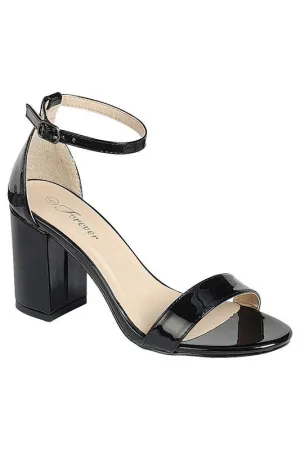 Black Single Strap Sandal