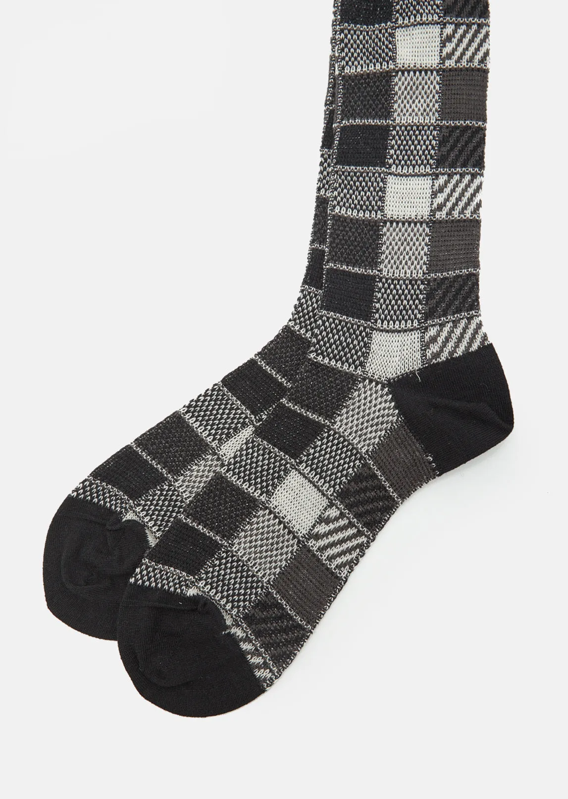 Block Check Socks