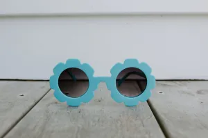 Blue Flower - Toddler Sunglasses