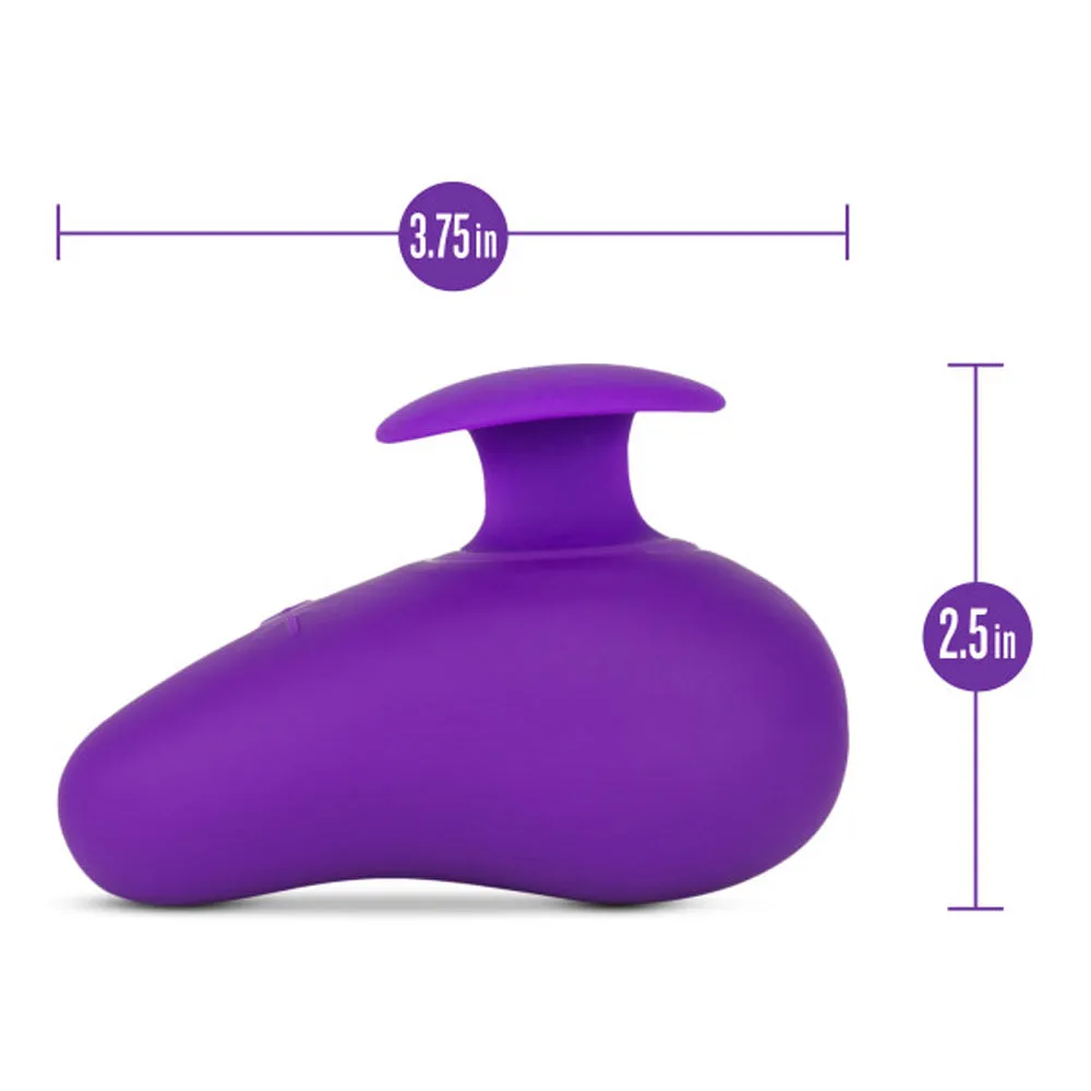 Blush Wellness Palm Sense Rechargeable Silicone Vibrator Purple