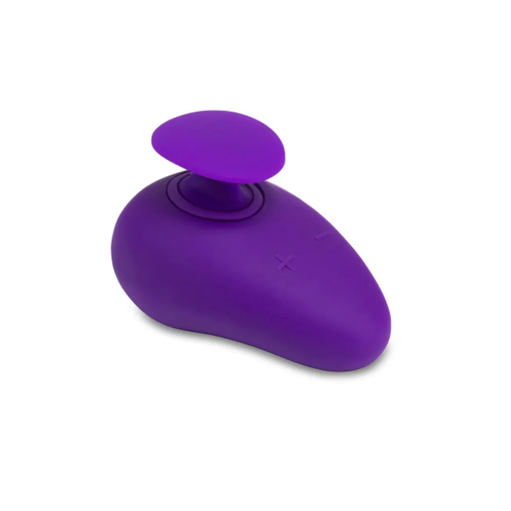 Blush Wellness Palm Sense Rechargeable Silicone Vibrator Purple