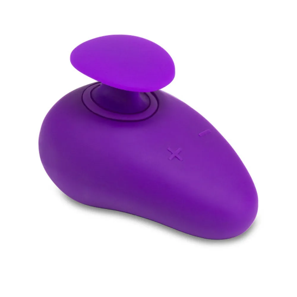 Blush Wellness Palm Sense Rechargeable Silicone Vibrator Purple