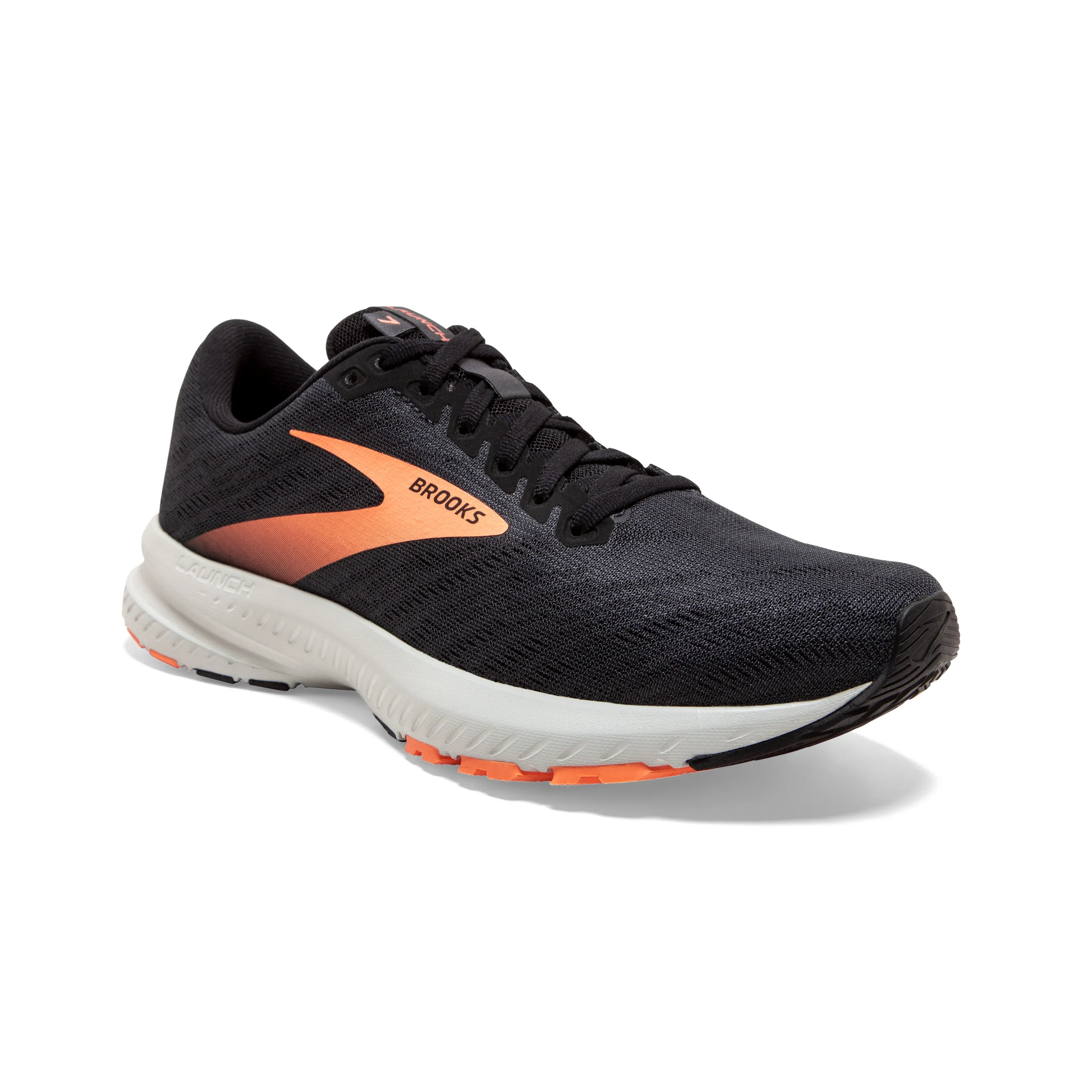 'Brooks' Women's Launch 7 - Black / Cantaloupe