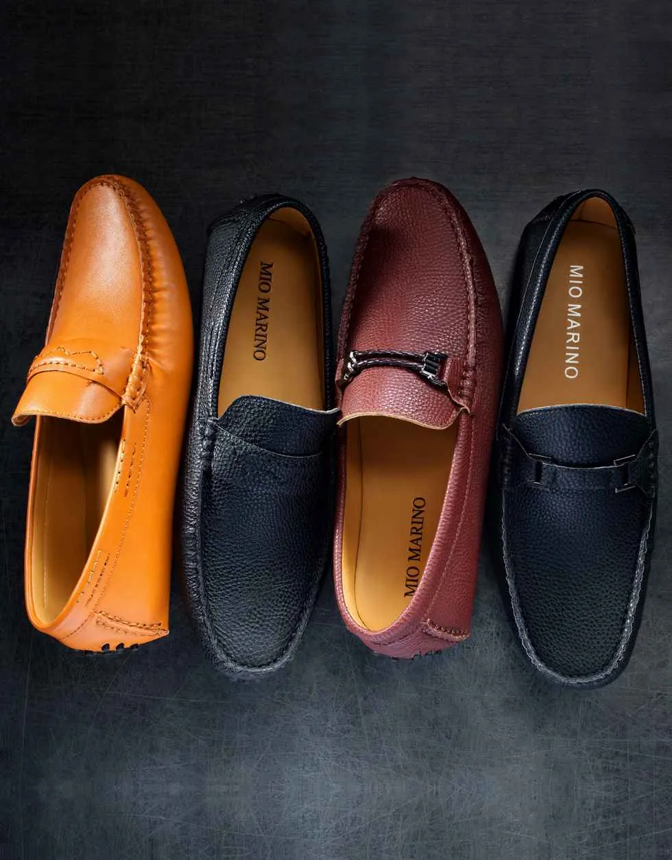 Buckle Tread Casual Loafers