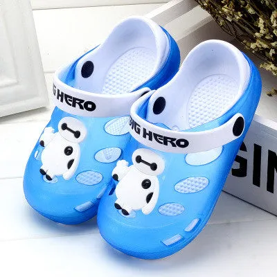 Children's sandals and slippers women jelly sandals Baotou boys and girls slip breathable hole shoes baby girls slippers summer