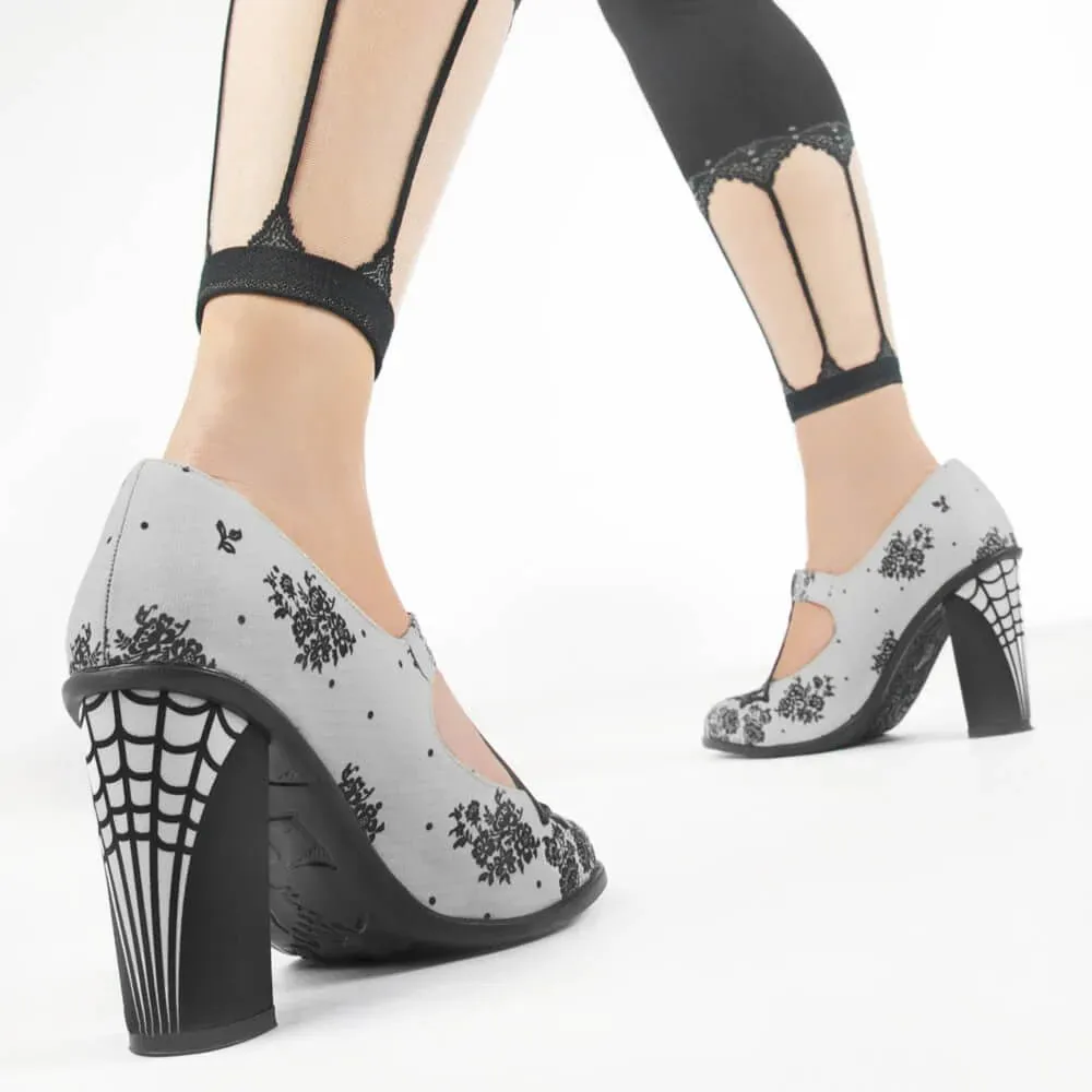 Chocolaticas® SPIDER WEB Mary Jane Pump High Heels