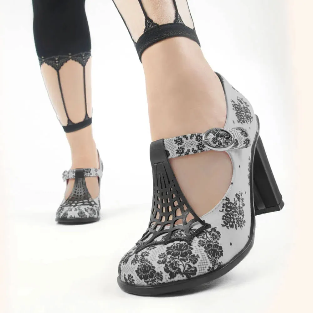 Chocolaticas® SPIDER WEB Mary Jane Pump High Heels