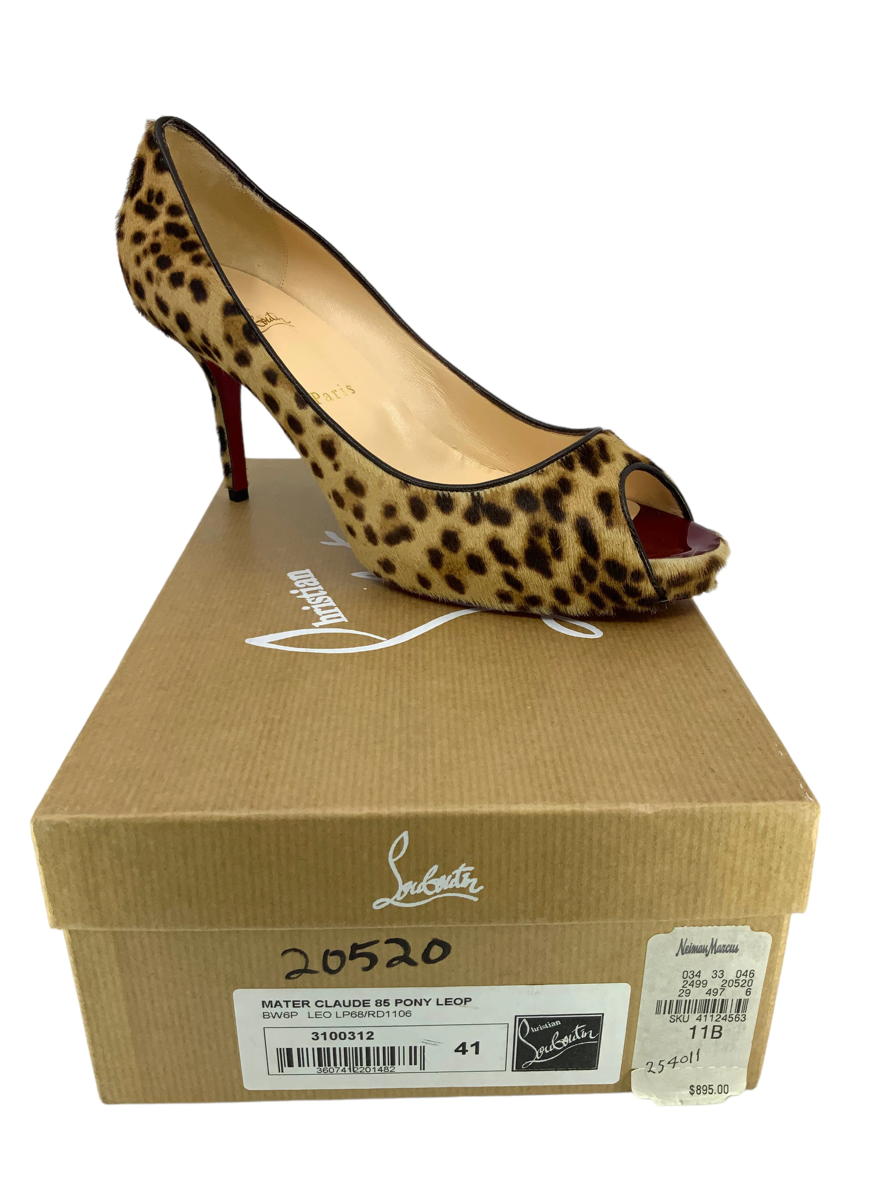 Christian Louboutin Mater Claude 85 Platform Pumps Size 11 NEW