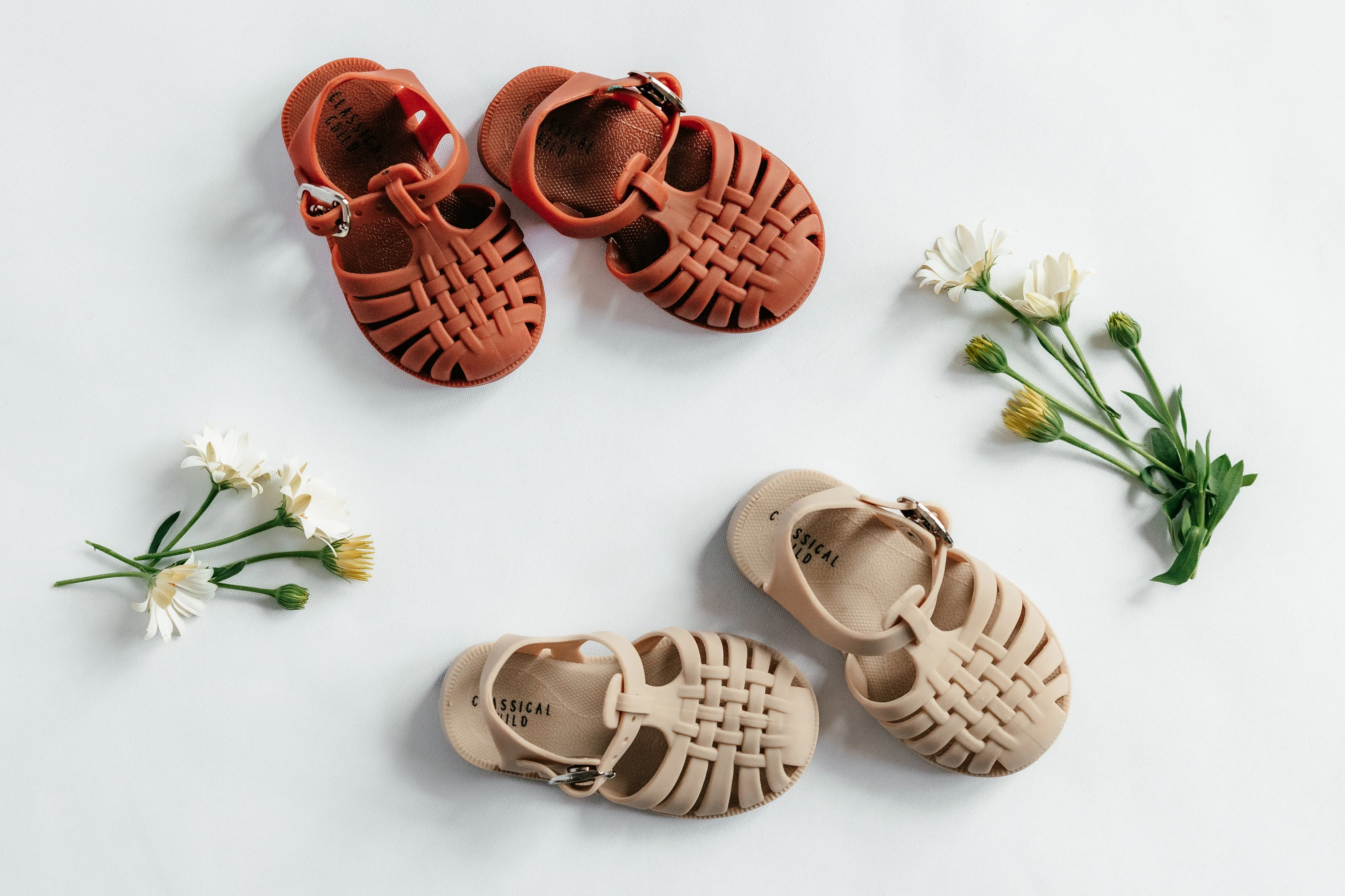 Classical Jelly Sandals Rust