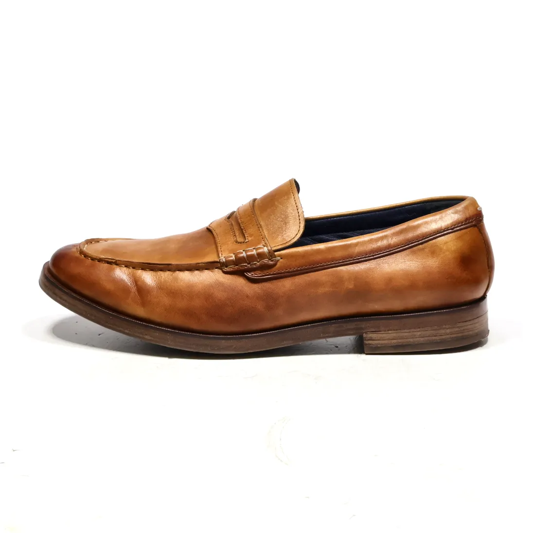 Cole Haan Loafers Leather Brown Colour For Men