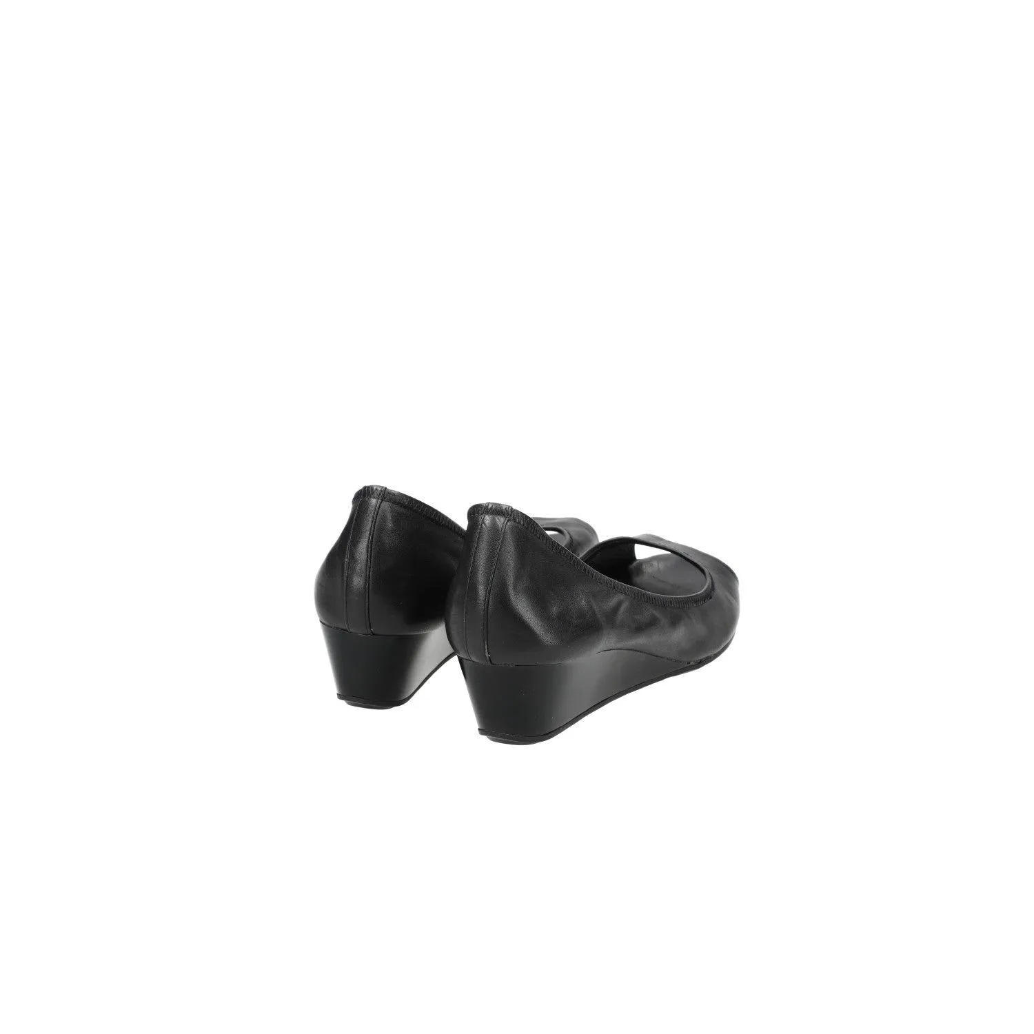 Cole Haan Tali Peep Toe Leather Black Colour For Women