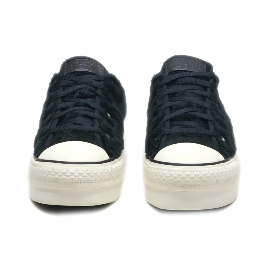 Converse Chuk Tylor Low-Top Sneakers Leather Black Colour For Women