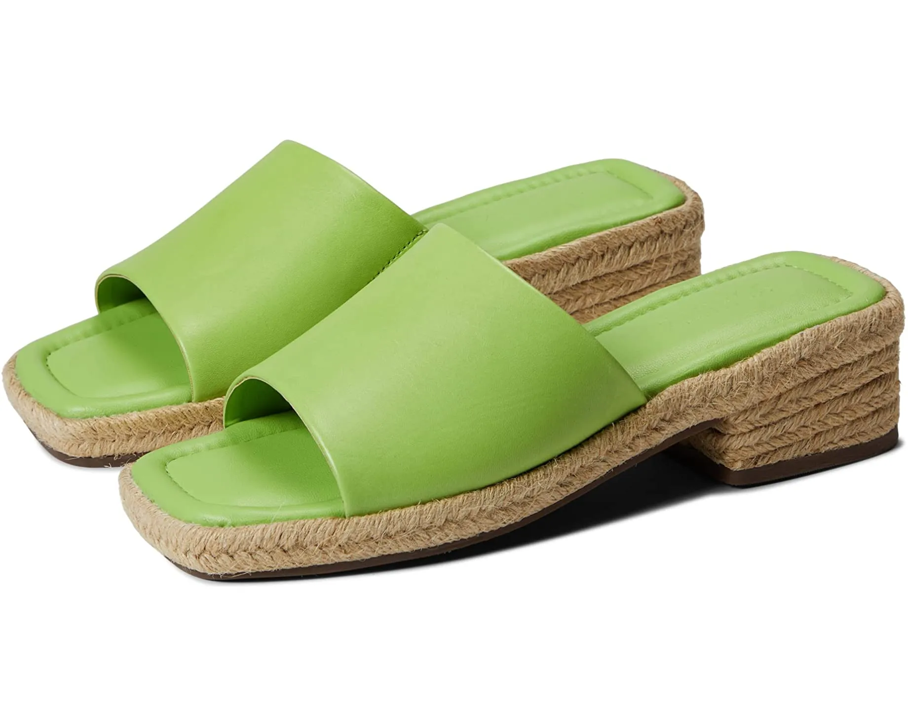 Corah Leather Sandal - Lime Green