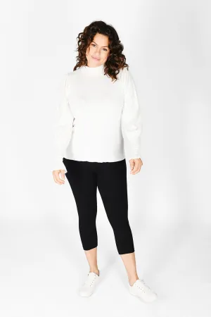 Curve Everyday Cropped Leggings - Black