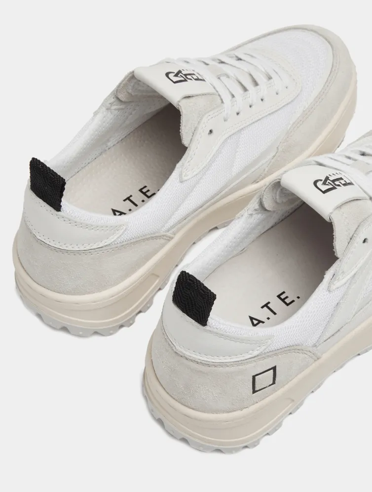 D.A.T.E Kdue Mono White Sneaker