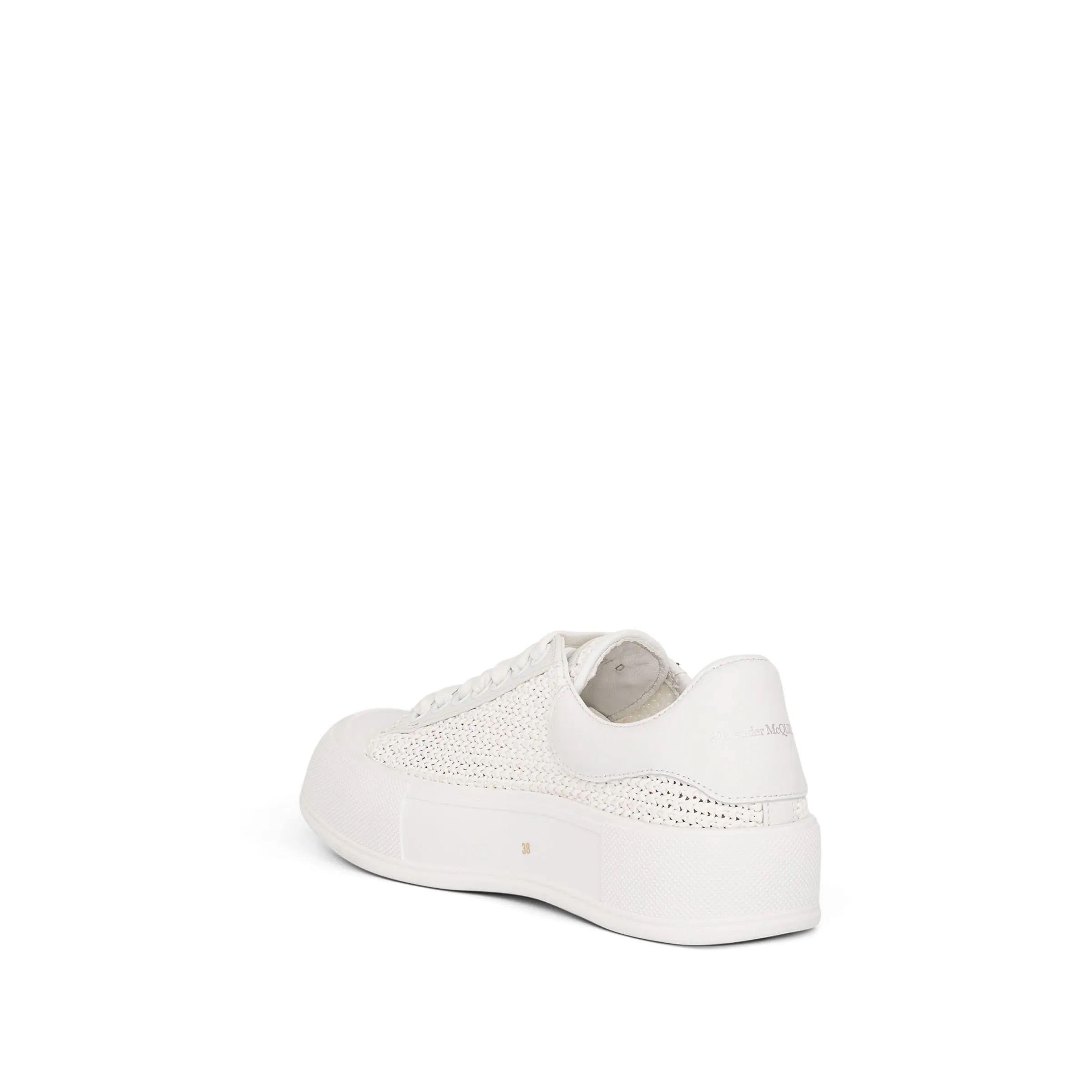 Deck Plimsoll Sneaker in White