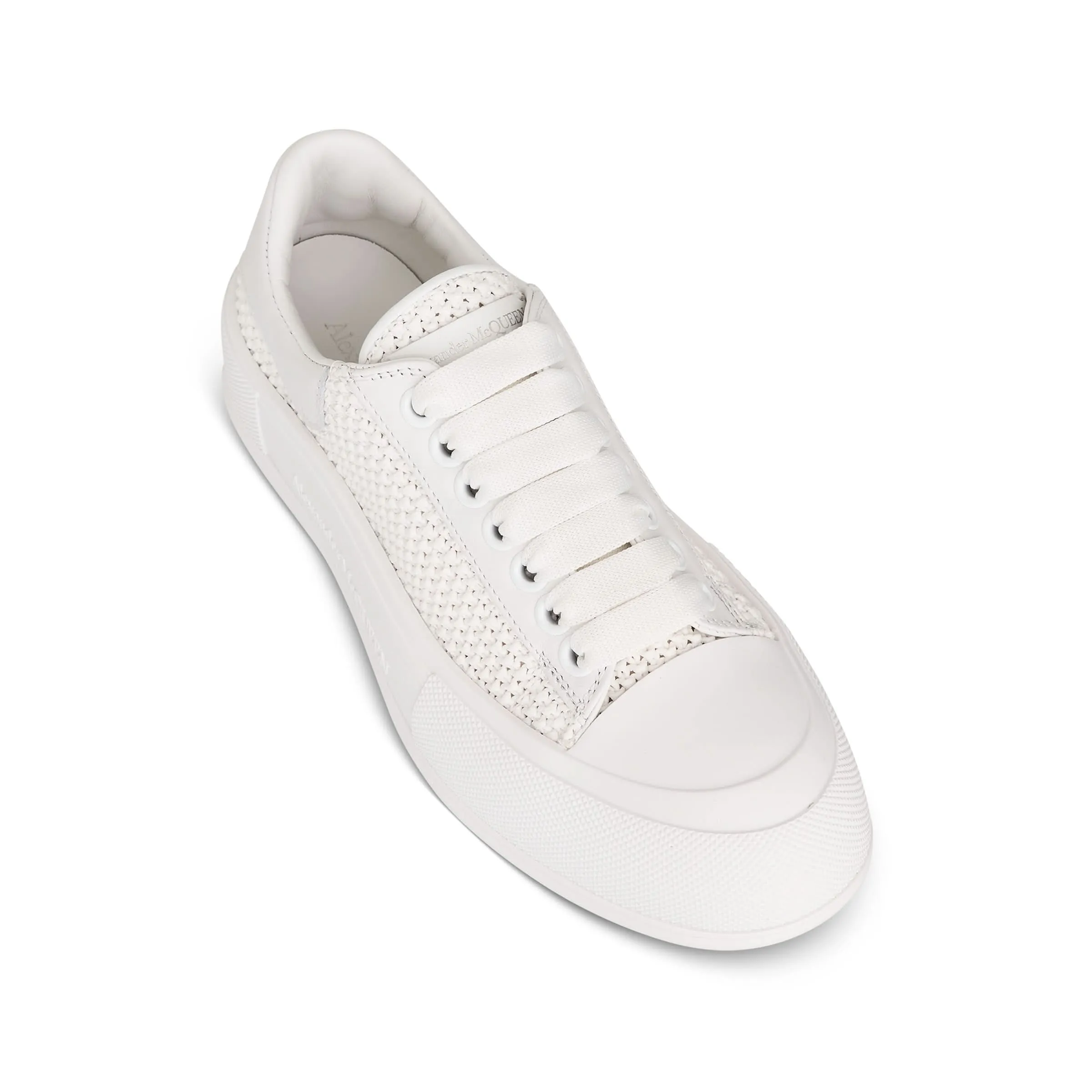 Deck Plimsoll Sneaker in White