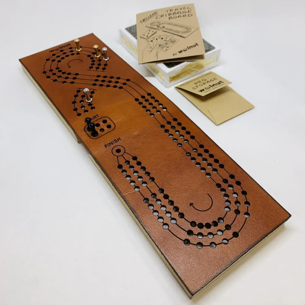 Deluxe Travel Cribbage Board