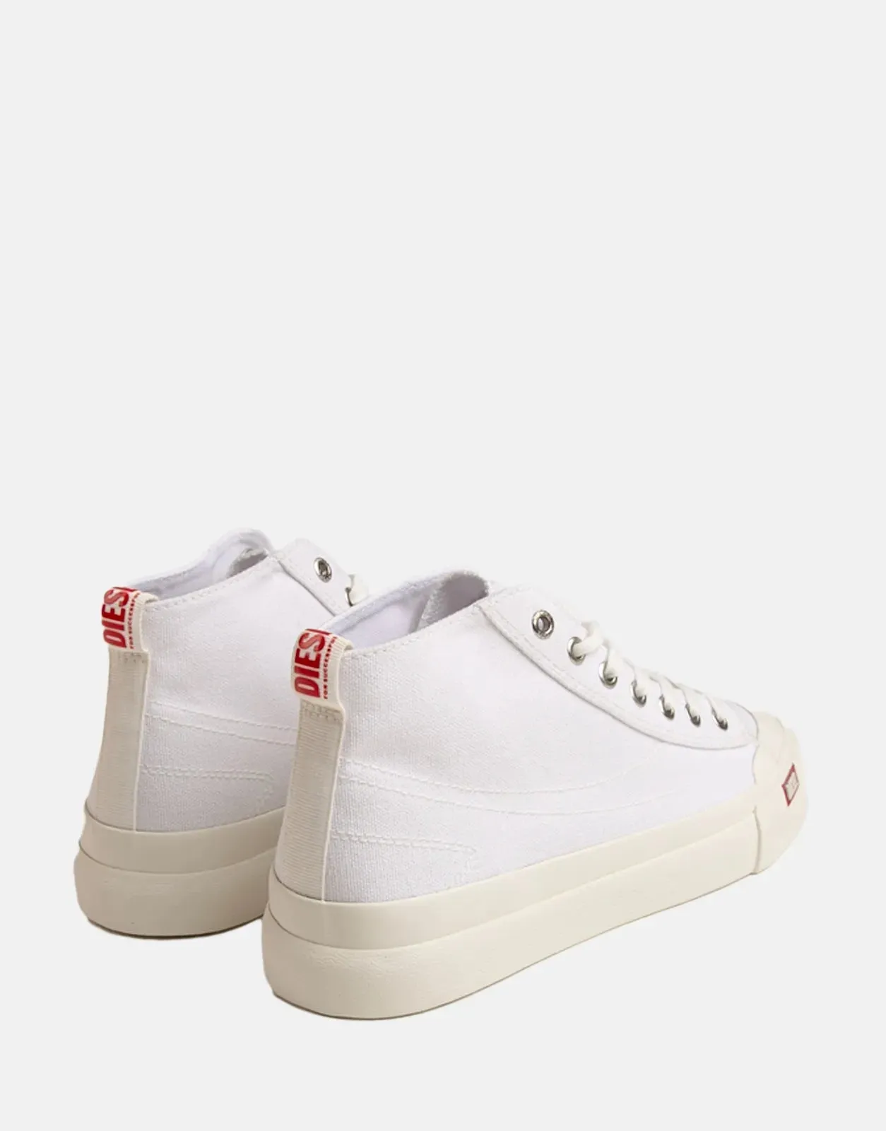 Diesel S-Athos Mid White Sneakers