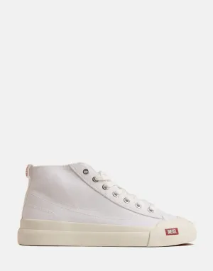 Diesel S-Athos Mid White Sneakers