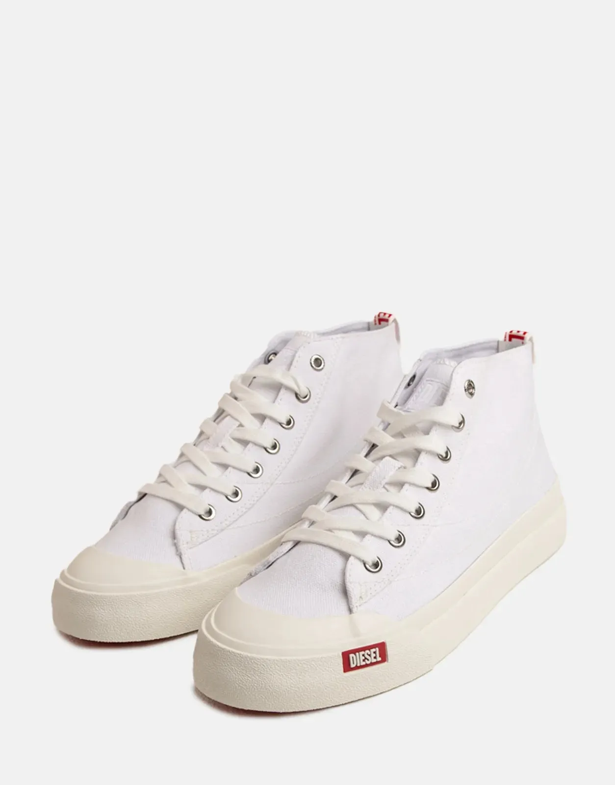 Diesel S-Athos Mid White Sneakers